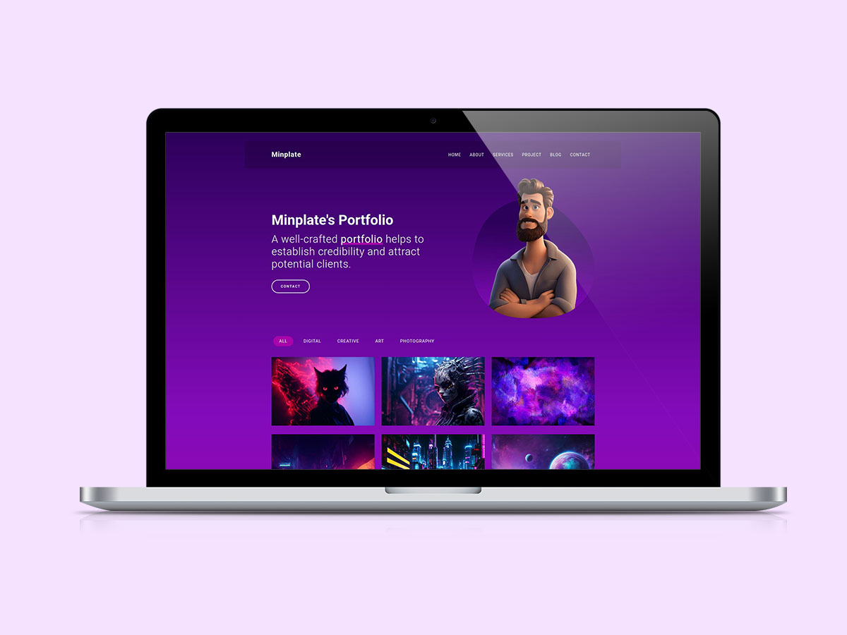 Minplate Html Template - Developed By Imran Hoosain